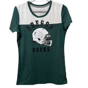Nike NWOT Oregon Ducks Football Short Sleeve Top Green/White Medium